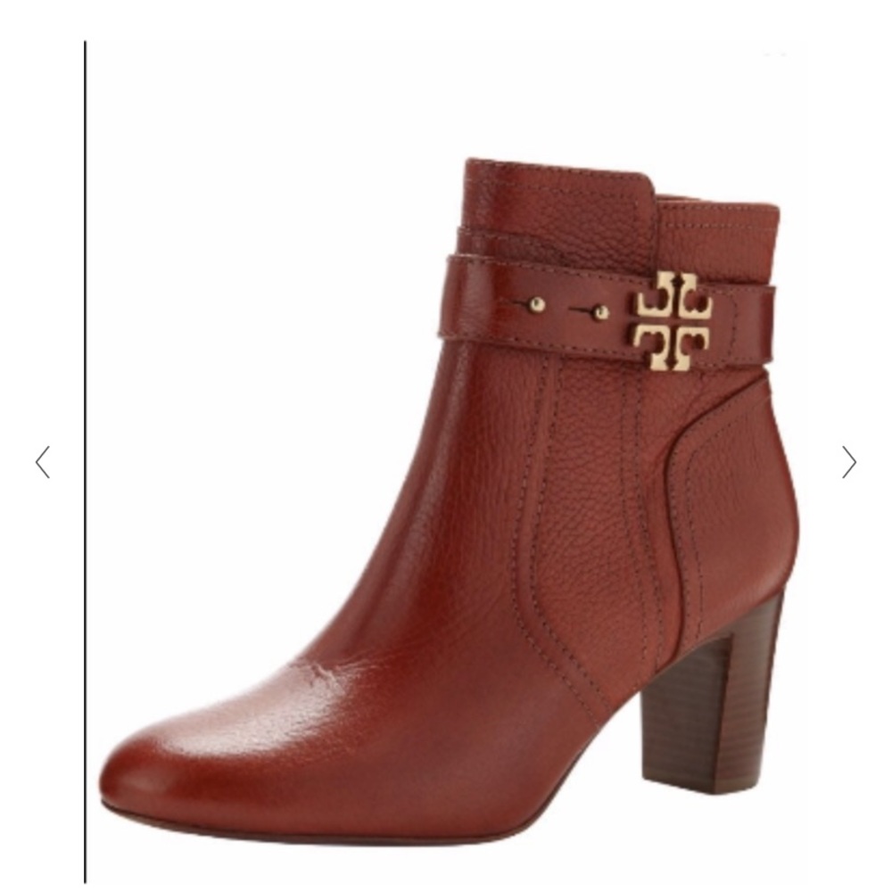 Tory Burch Elina Mid-Heel Booties